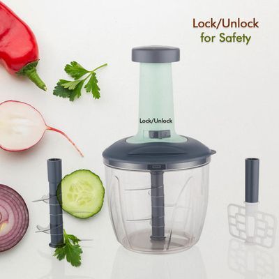 1 Vegetable Chopper Hand Press Multifunctional Vegetable Chopper