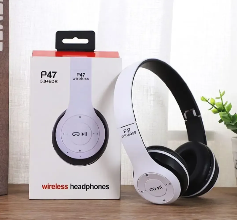 P47 wireless headphones discount features