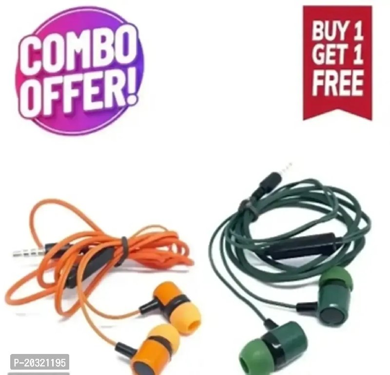 Earphone pack of 2 pc combo gintaa