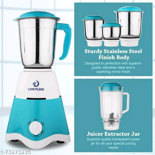 Care Flame Superior Plus SR-750W Mixer Grinder (White & Green, 4