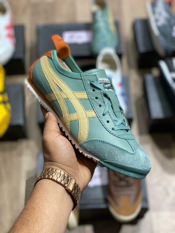 Onitsuka tiger mexico 66 hotsell hiking green safari khaki