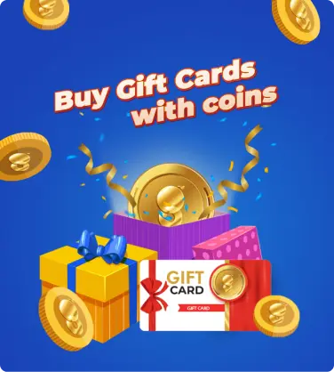 Buy gift cards with coins